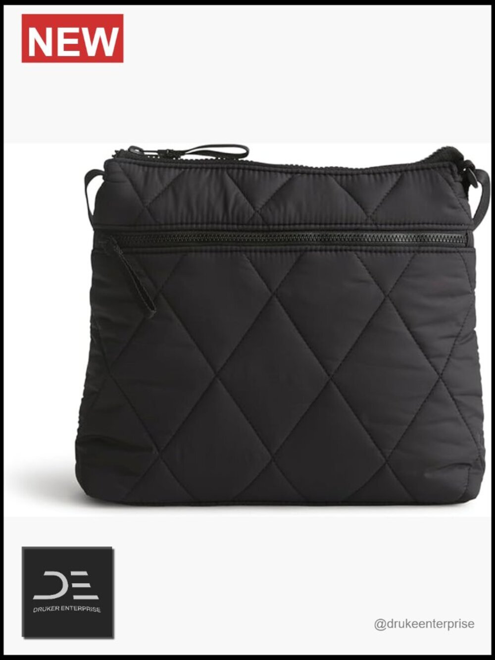 Lightweight Quilted Crossbody Bag with RFID Protection